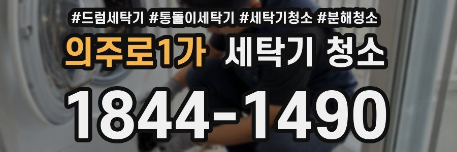 의주로1가 세탁기 청소