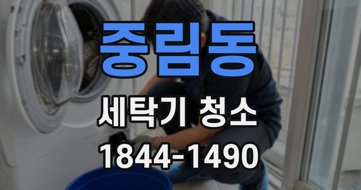 중림동 세탁기 청소