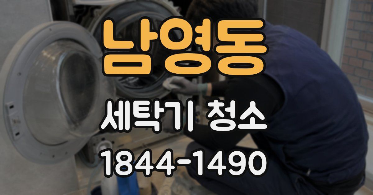 남영동 세탁기 청소