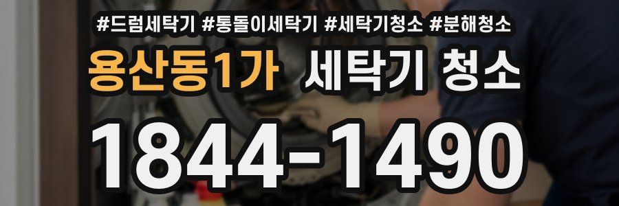 용산동1가 세탁기 청소