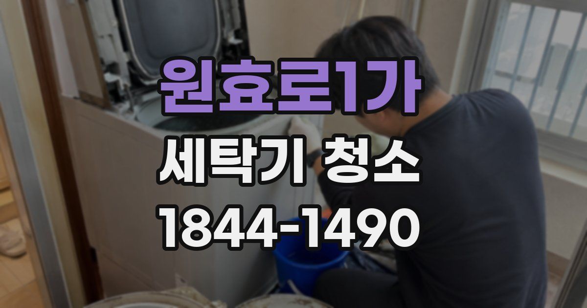 원효로1가 세탁기 청소
