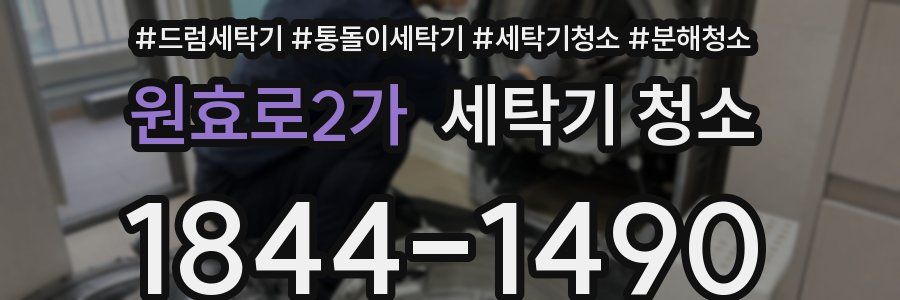 원효로2가 세탁기 청소
