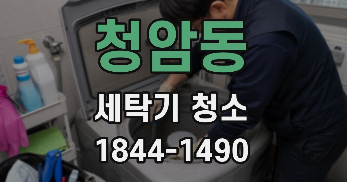 청암동 세탁기 청소