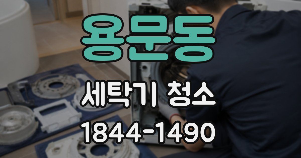 용문동 세탁기 청소