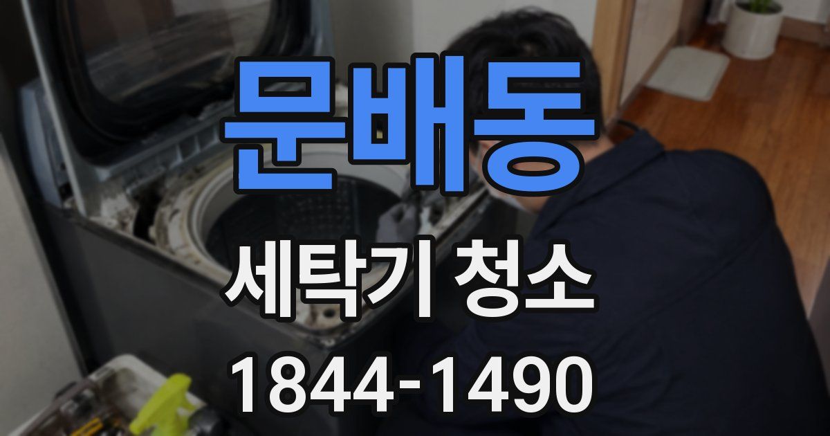 문배동 세탁기 청소