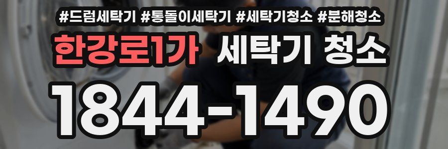 한강로1가 세탁기 청소