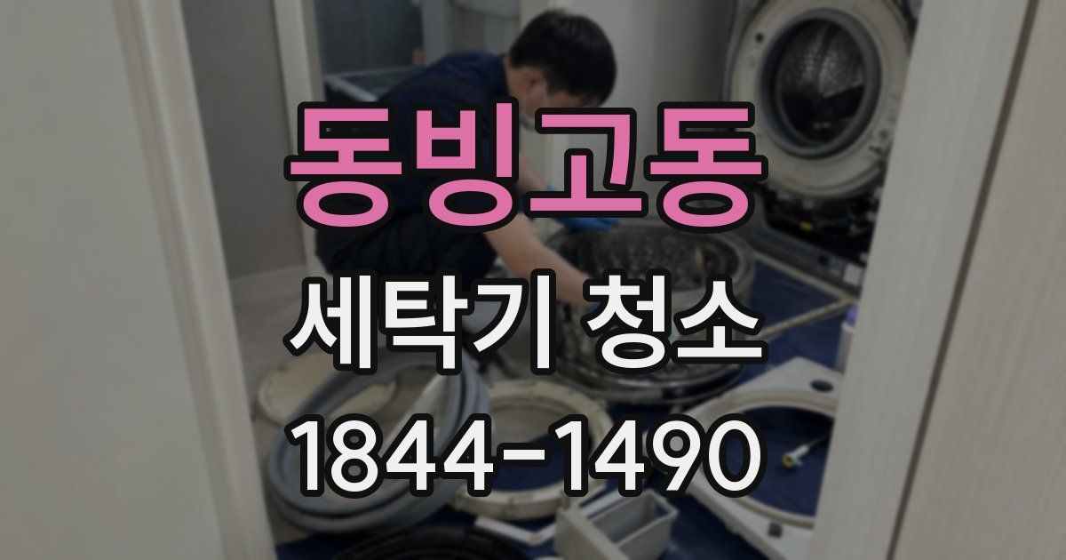 동빙고동 세탁기 청소