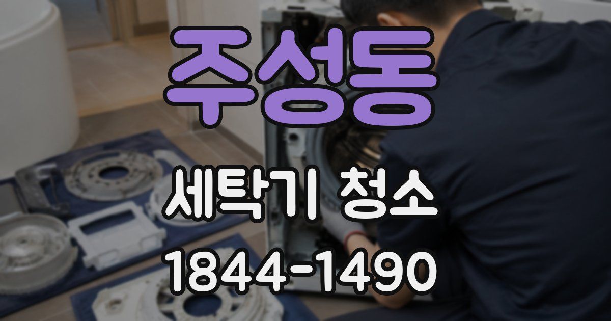 주성동 세탁기 청소