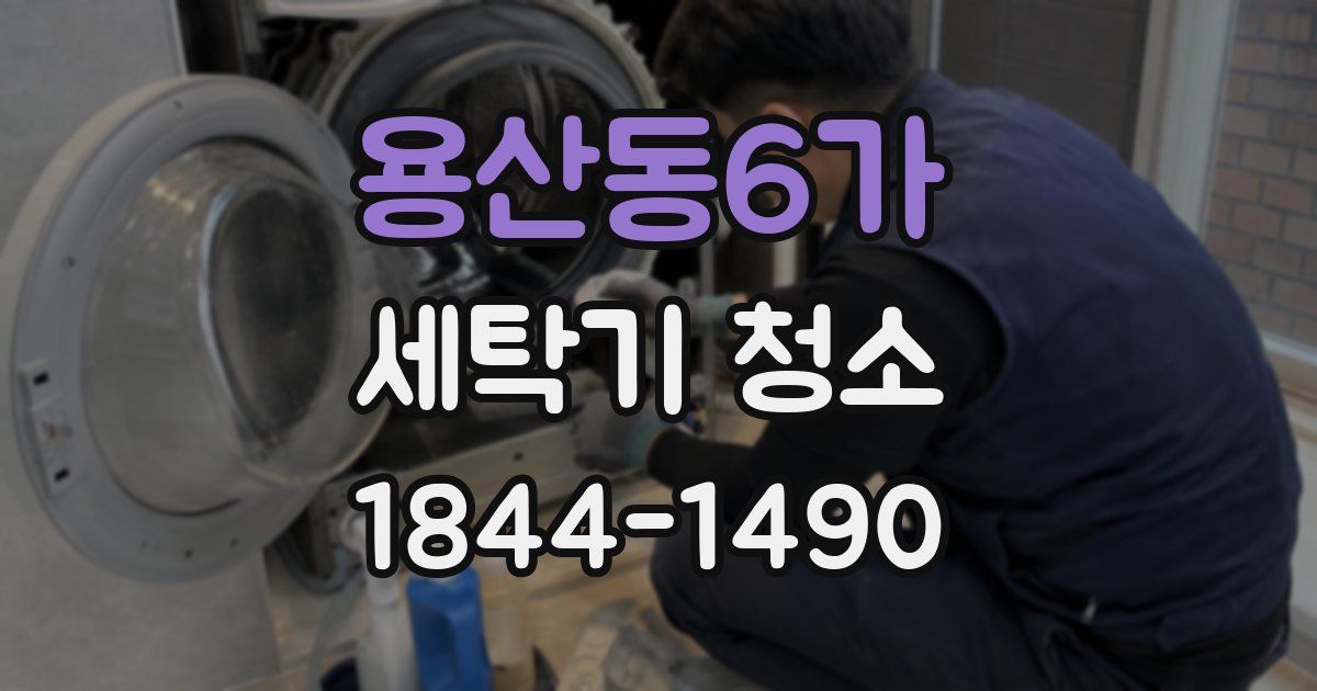 용산동6가 세탁기 청소