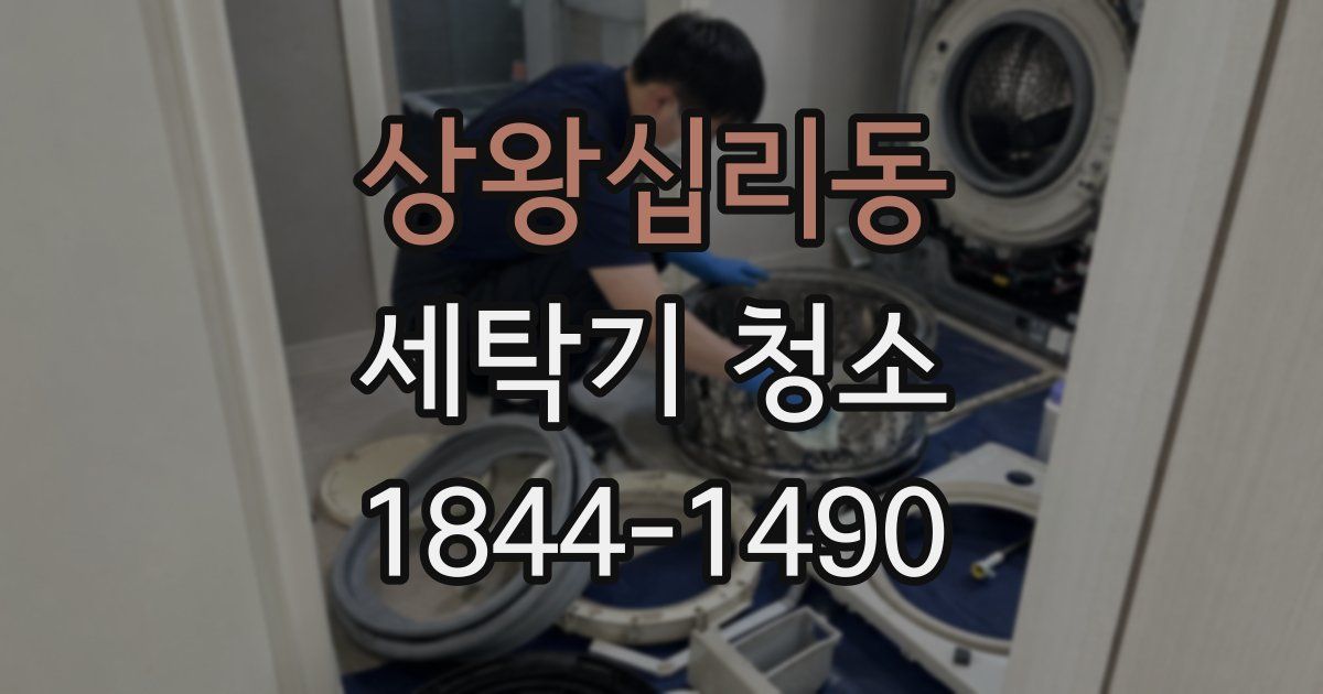 상왕십리동 세탁기 청소