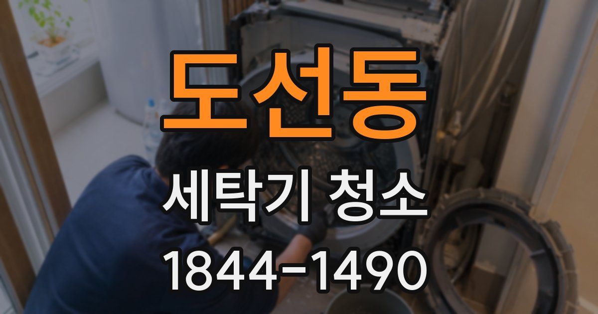 도선동 세탁기 청소