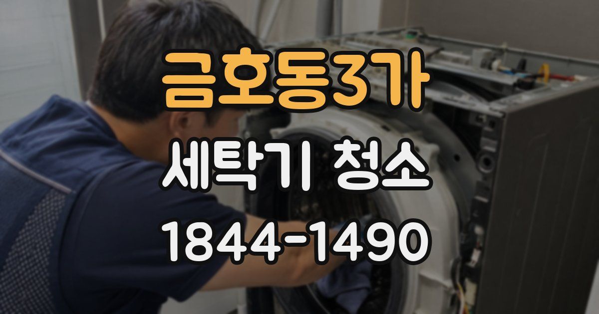 금호동3가 세탁기 청소