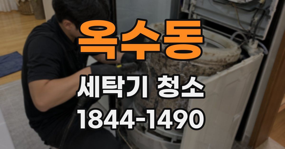옥수동 세탁기 청소