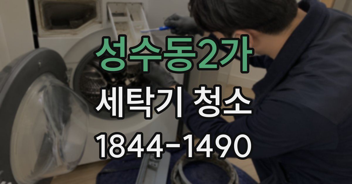 성수동2가 세탁기 청소