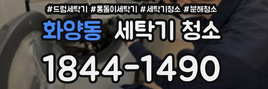 화양동 세탁기 청소
