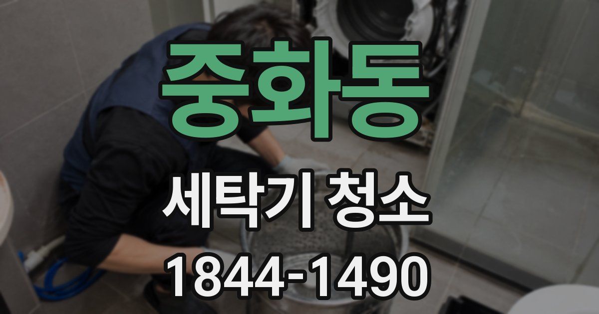 중화동 세탁기 청소