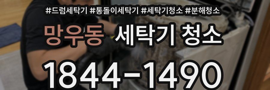 망우동 세탁기 청소