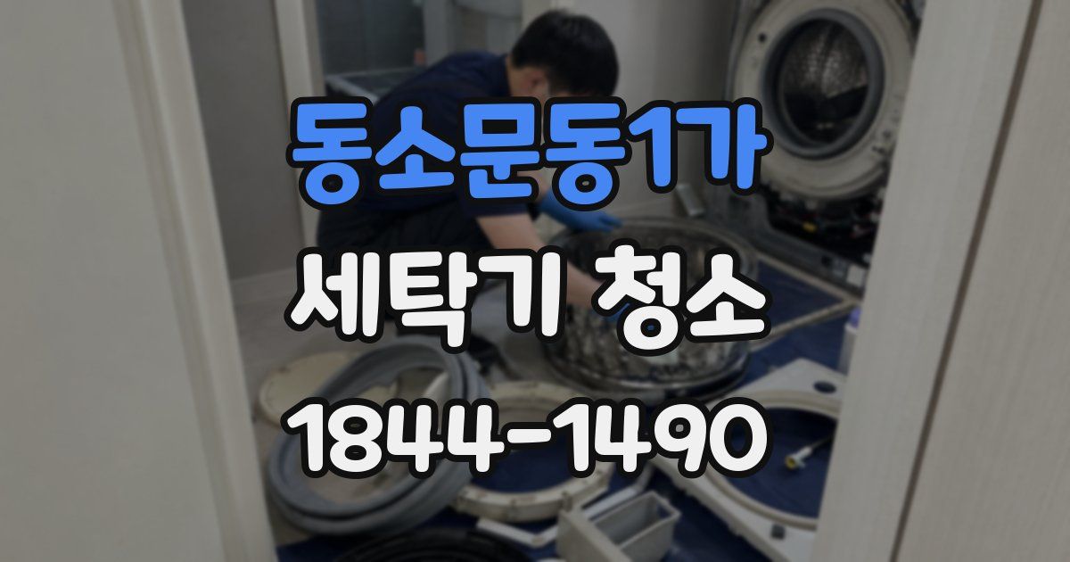 동소문동1가 세탁기 청소