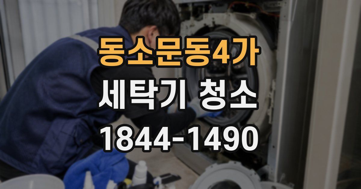 동소문동4가 세탁기 청소