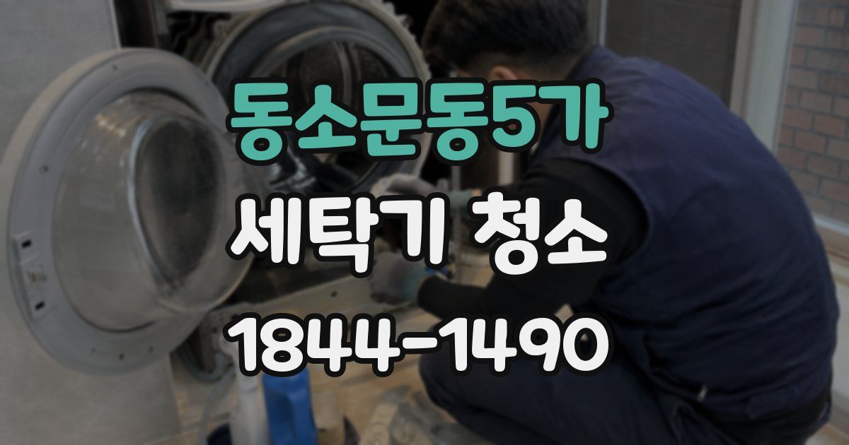 동소문동5가 세탁기 청소