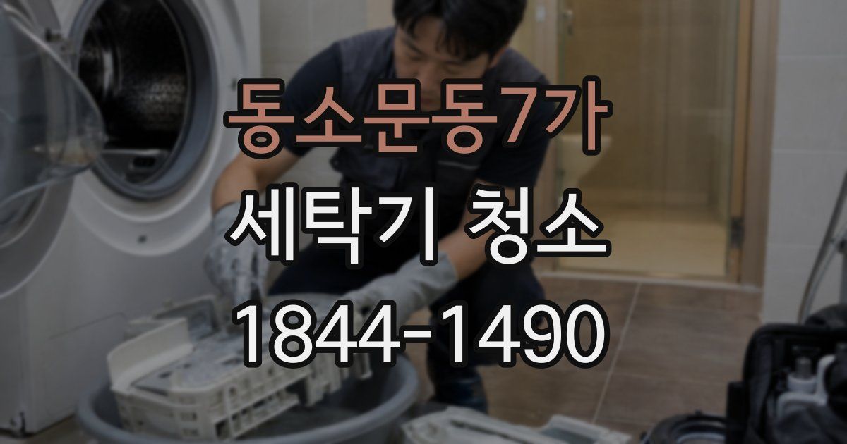 동소문동7가 세탁기 청소