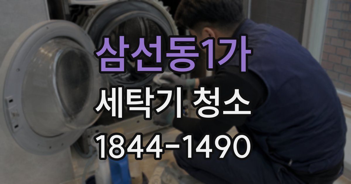 삼선동1가 세탁기 청소