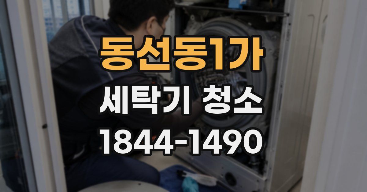 동선동1가 세탁기 청소