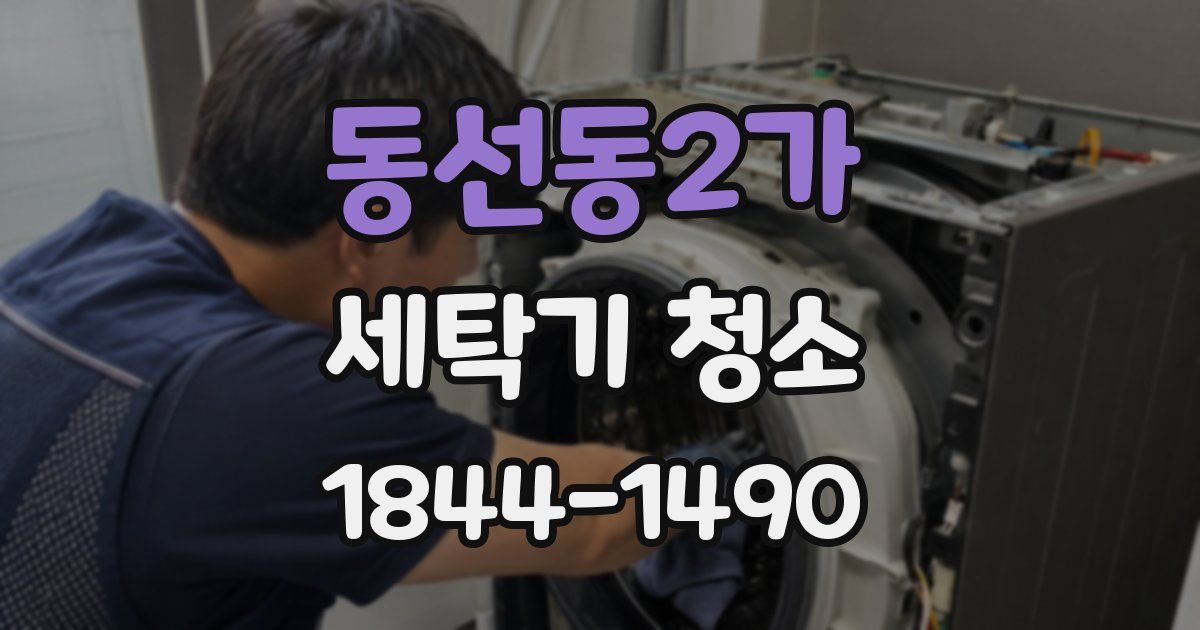 동선동2가 세탁기 청소