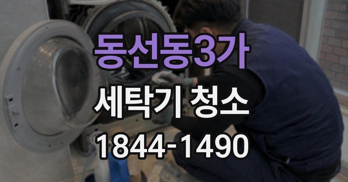 동선동3가 세탁기 청소