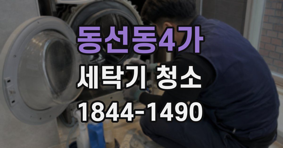 동선동4가 세탁기 청소