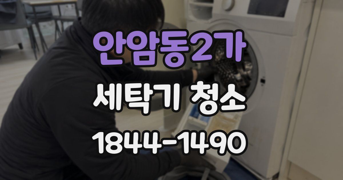 안암동2가 세탁기 청소