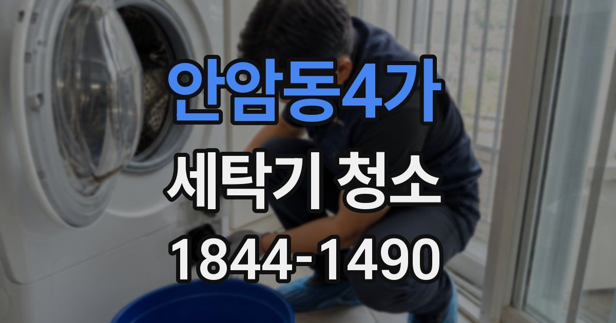 안암동4가 세탁기 청소