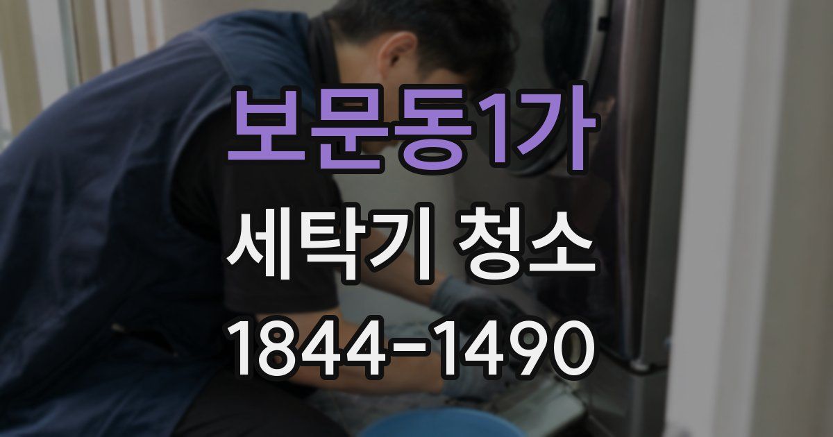 보문동1가 세탁기 청소
