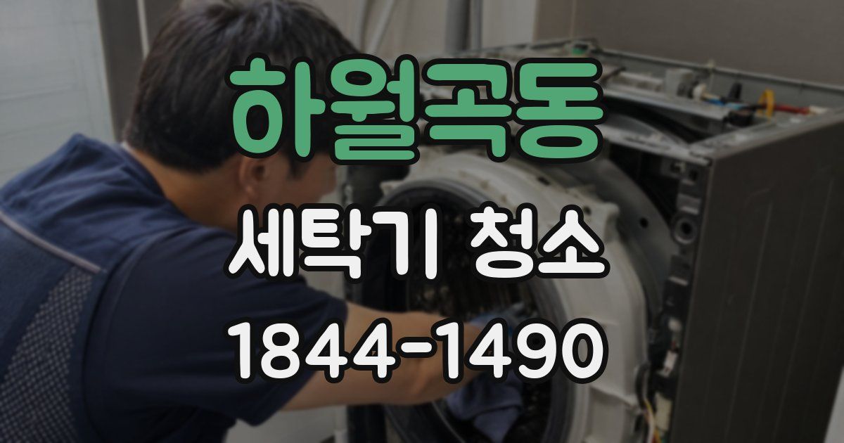 하월곡동 세탁기 청소