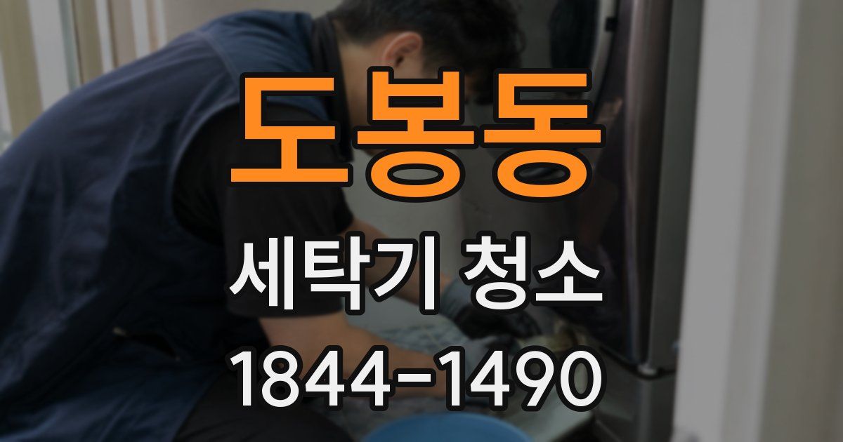 도봉동 세탁기 청소
