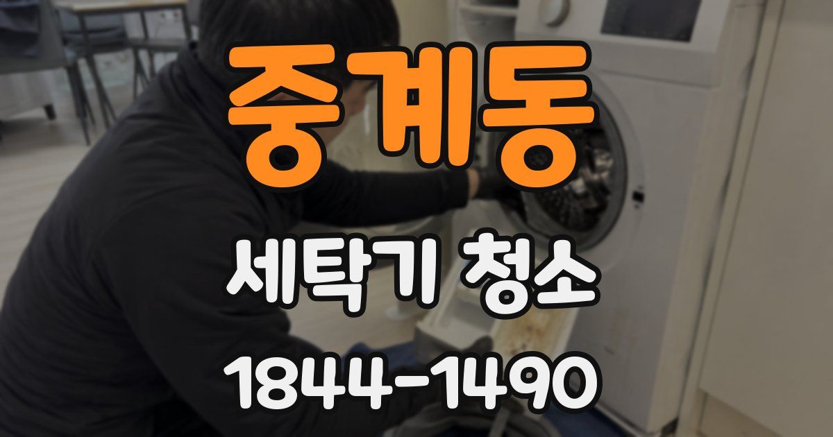 중계동 세탁기 청소