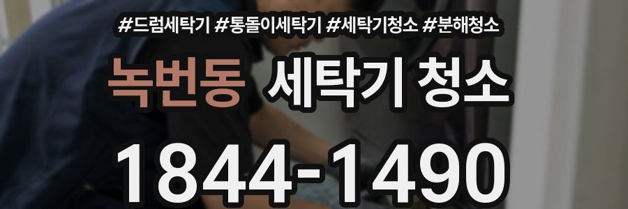녹번동 세탁기 청소
