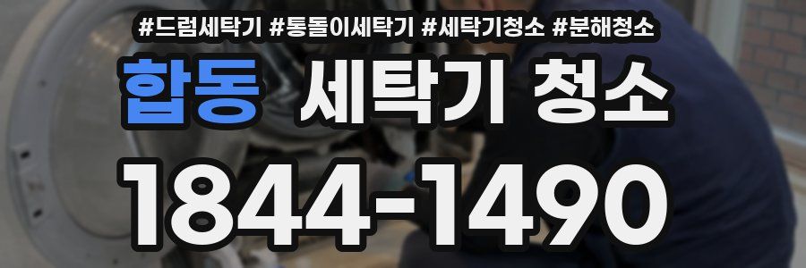 합동 세탁기 청소