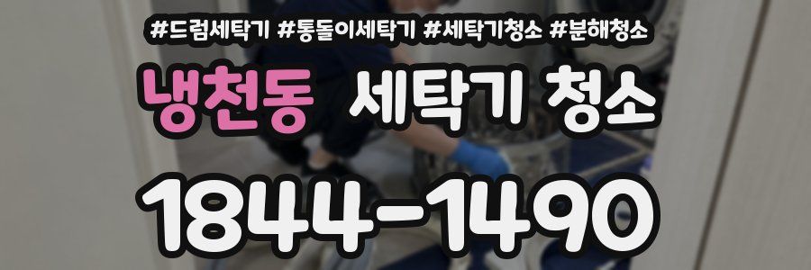 냉천동 세탁기 청소