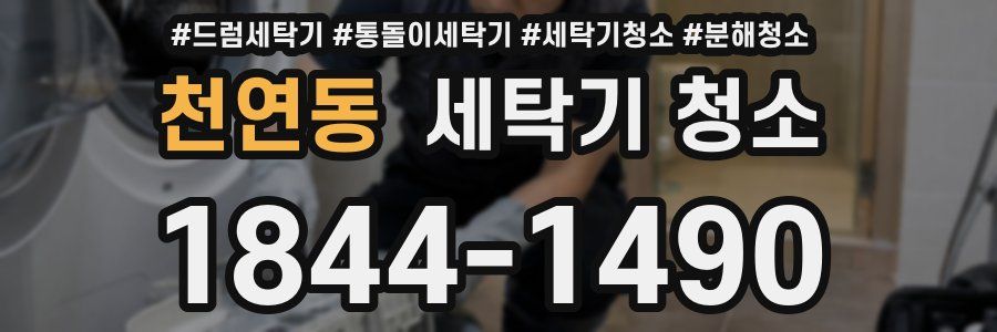 천연동 세탁기 청소