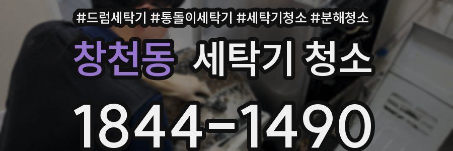창천동 세탁기 청소