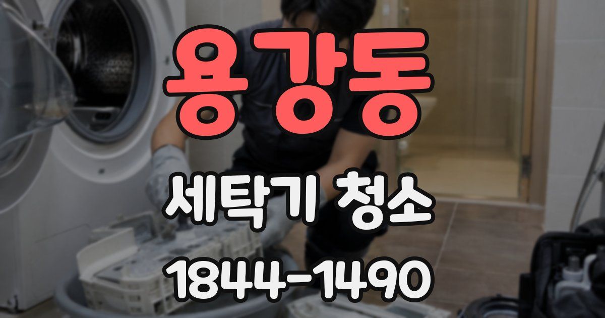 용강동 세탁기 청소