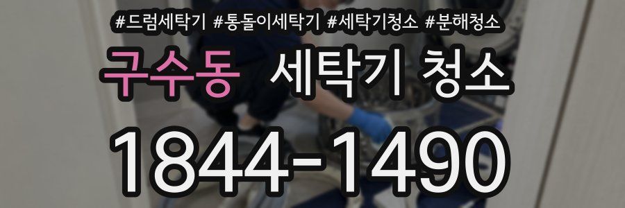 구수동 세탁기 청소