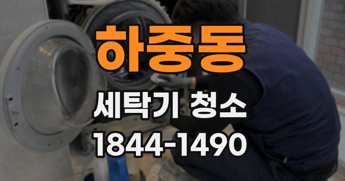 하중동 세탁기 청소