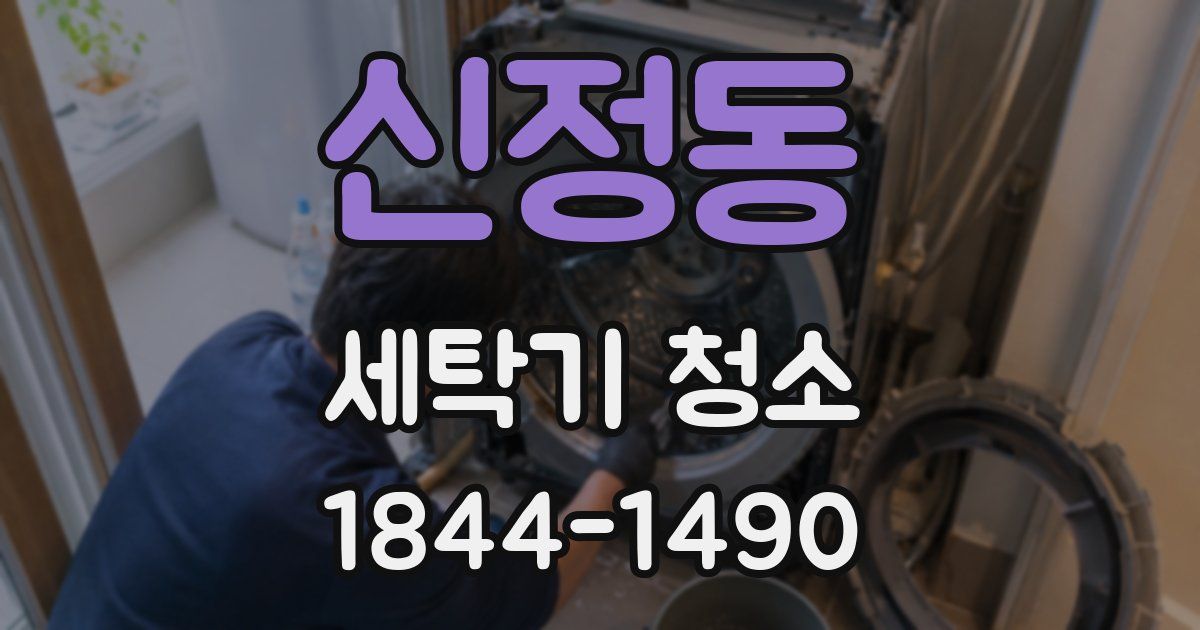 신정동 세탁기 청소