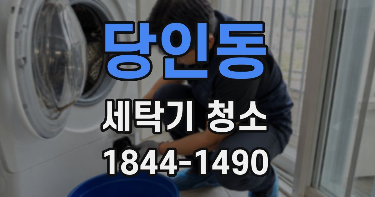 당인동 세탁기 청소