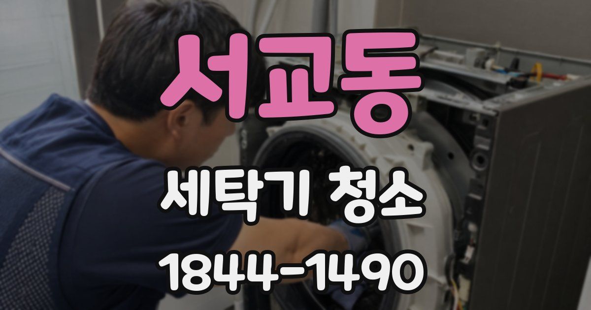 서교동 세탁기 청소