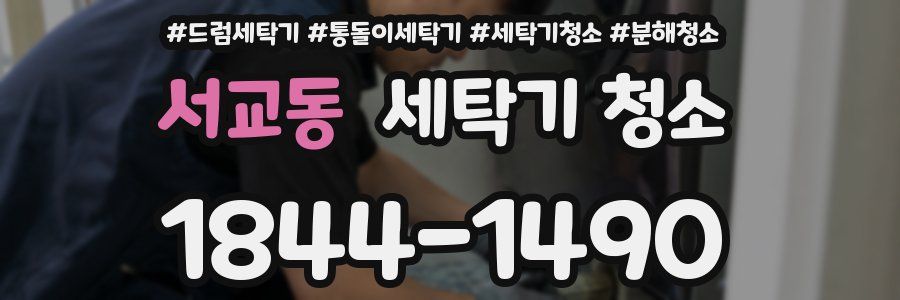 서교동 세탁기 청소