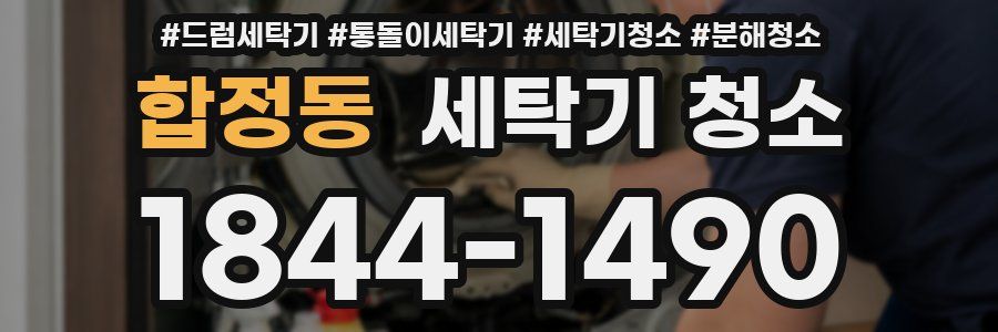 합정동 세탁기 청소