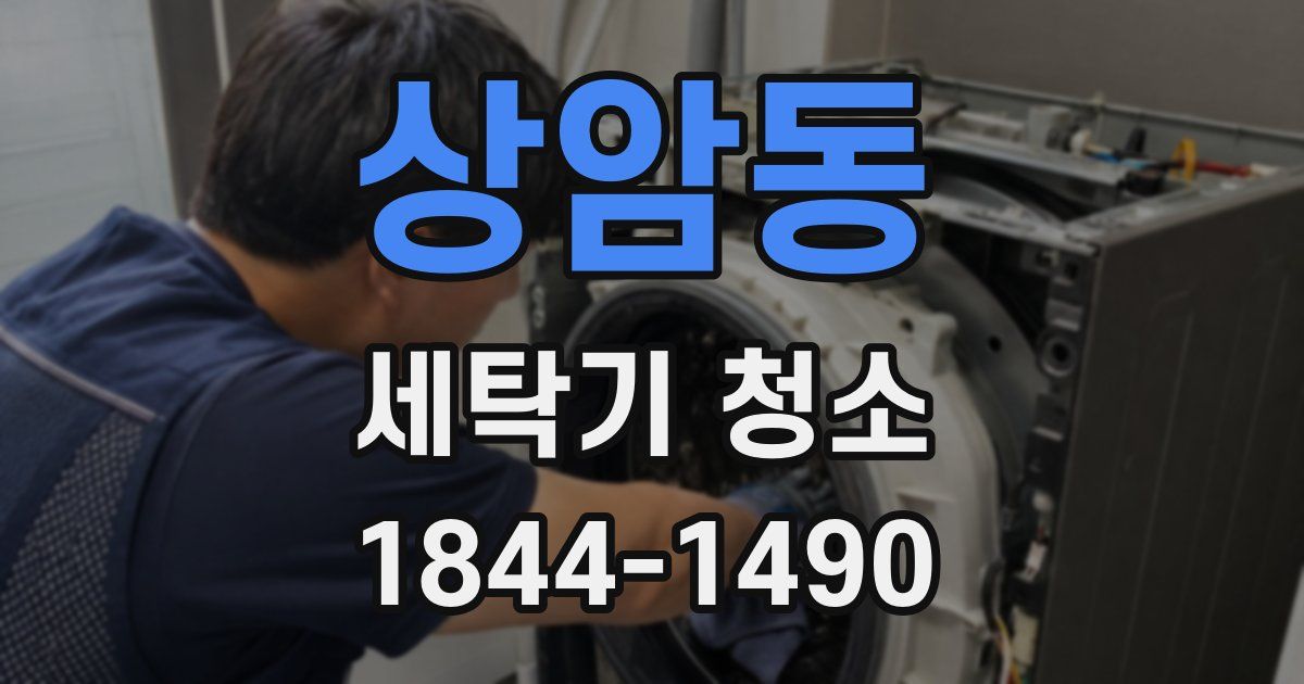 상암동 세탁기 청소